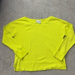 Anthropologie Neon Long Sleeve Tee